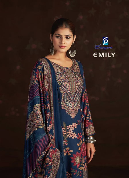 Emily By Sargam Viscose Pasmina Surat Dress Material Wholesale Market